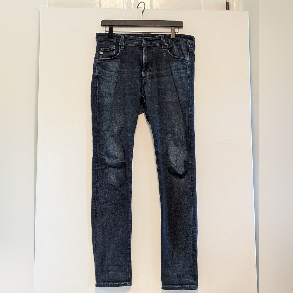 AG-ED Adriano Goldschmied Dark Blue Straight Jeans Dylan Slim skinny 32x33 Nice